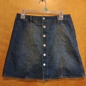 Mossimo Supply Co. Blue Denim Mini Skirt